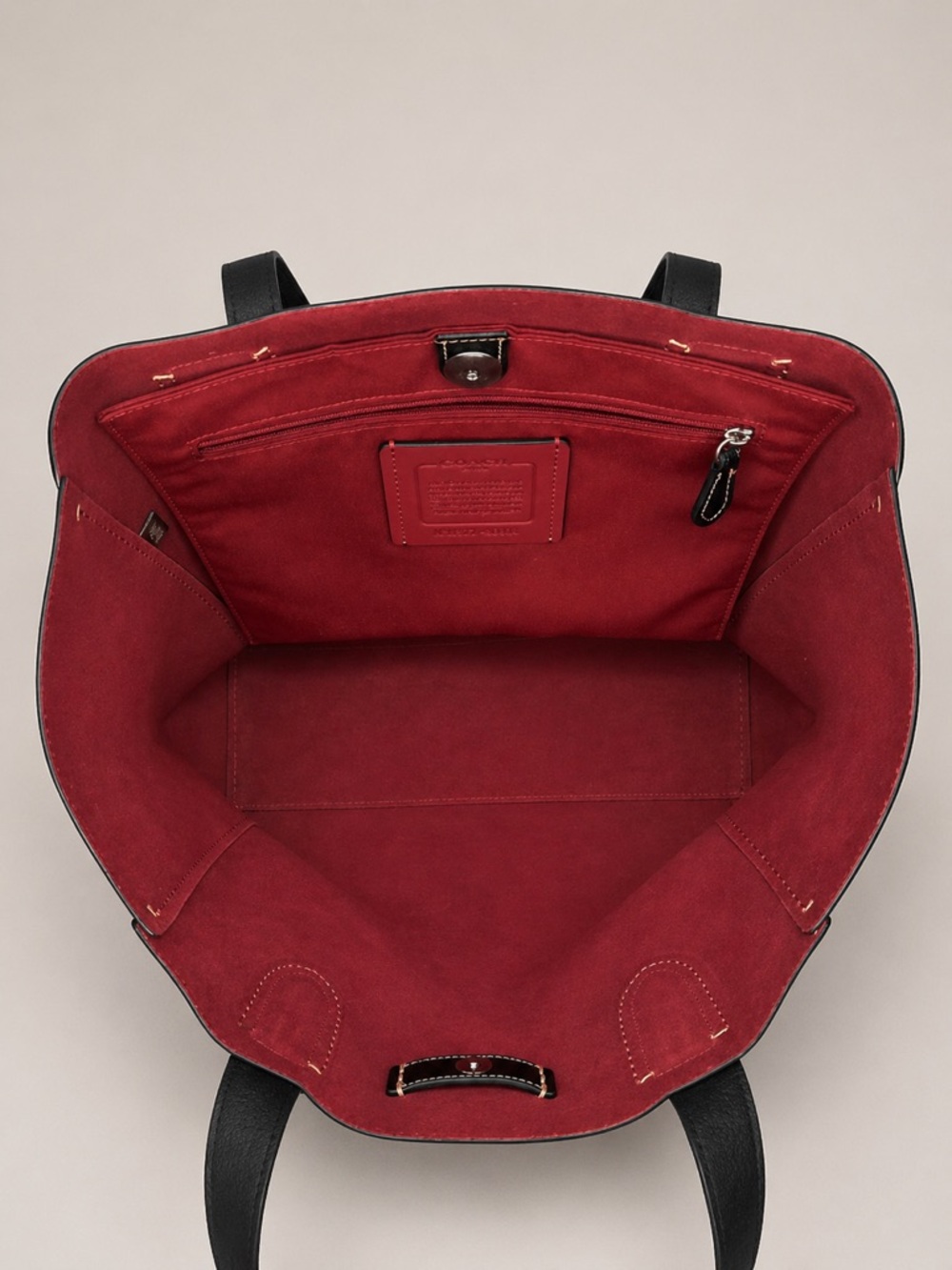 Coach Derby Tote with Coach Card Case - Picture 4 of 5